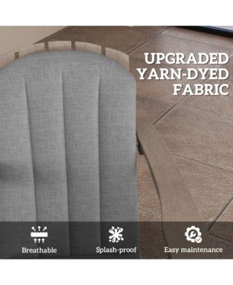 4PCS Adirondack Chair Cushion, Outdoor Chair Cushions,