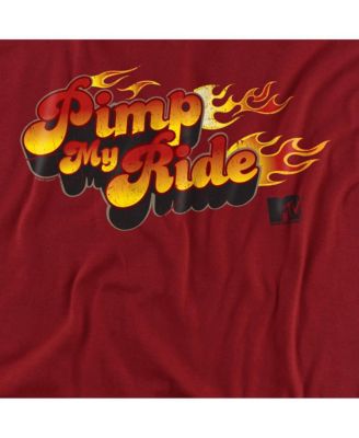 Men's Fire Gradient Logo With Flames T-Shirt
