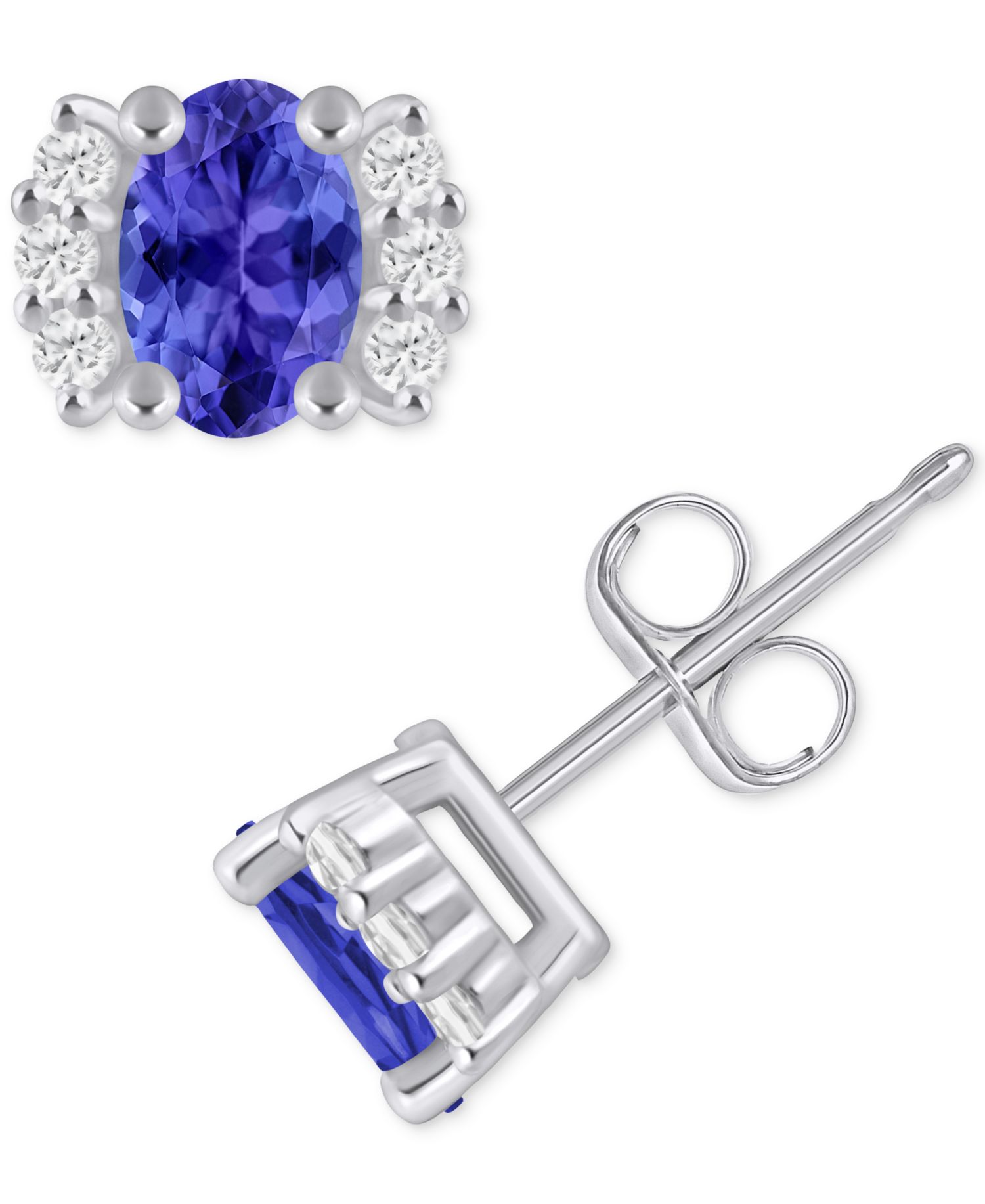 Tanzanite Белый Золотой