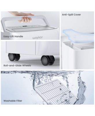 EnergyStar Dehumidifier for Home & Basement with Drain Hose and 1.88 Gal Water Tank and Pump, Ideal for Spaces up to 7000 Sq. Ft.