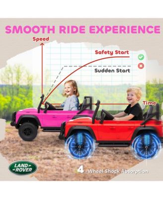 Kids Electric Car, Land Rover Licensed Off-Road Ride On Car,