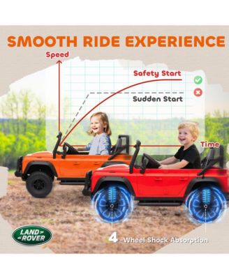 Kids Electric Car, Land Rover Licensed Off-Road Ride On Car,