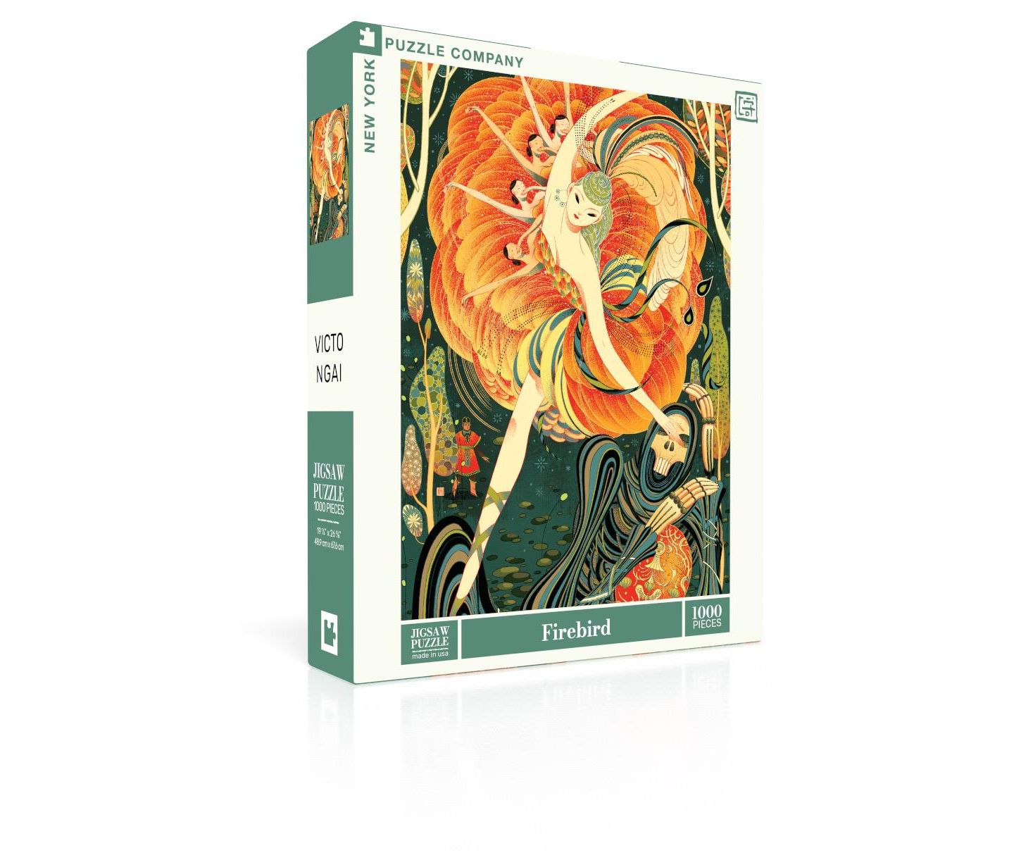Детский пазл New York Puzzle Company Firebird Random Cut 1000 Piece Puzzle, Ages 14+ — фото 2