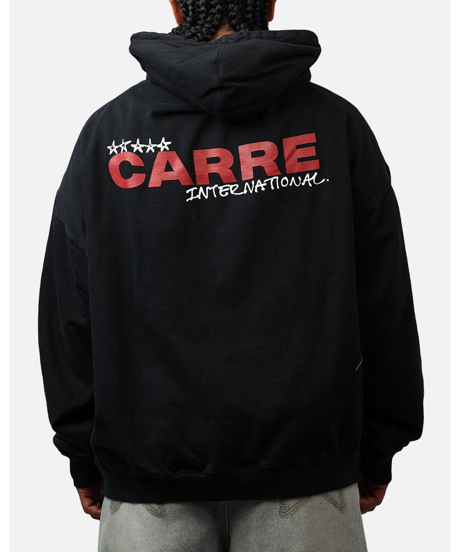 Men's Handdrawn Hoodie Sweatshirt - Black 2XL
