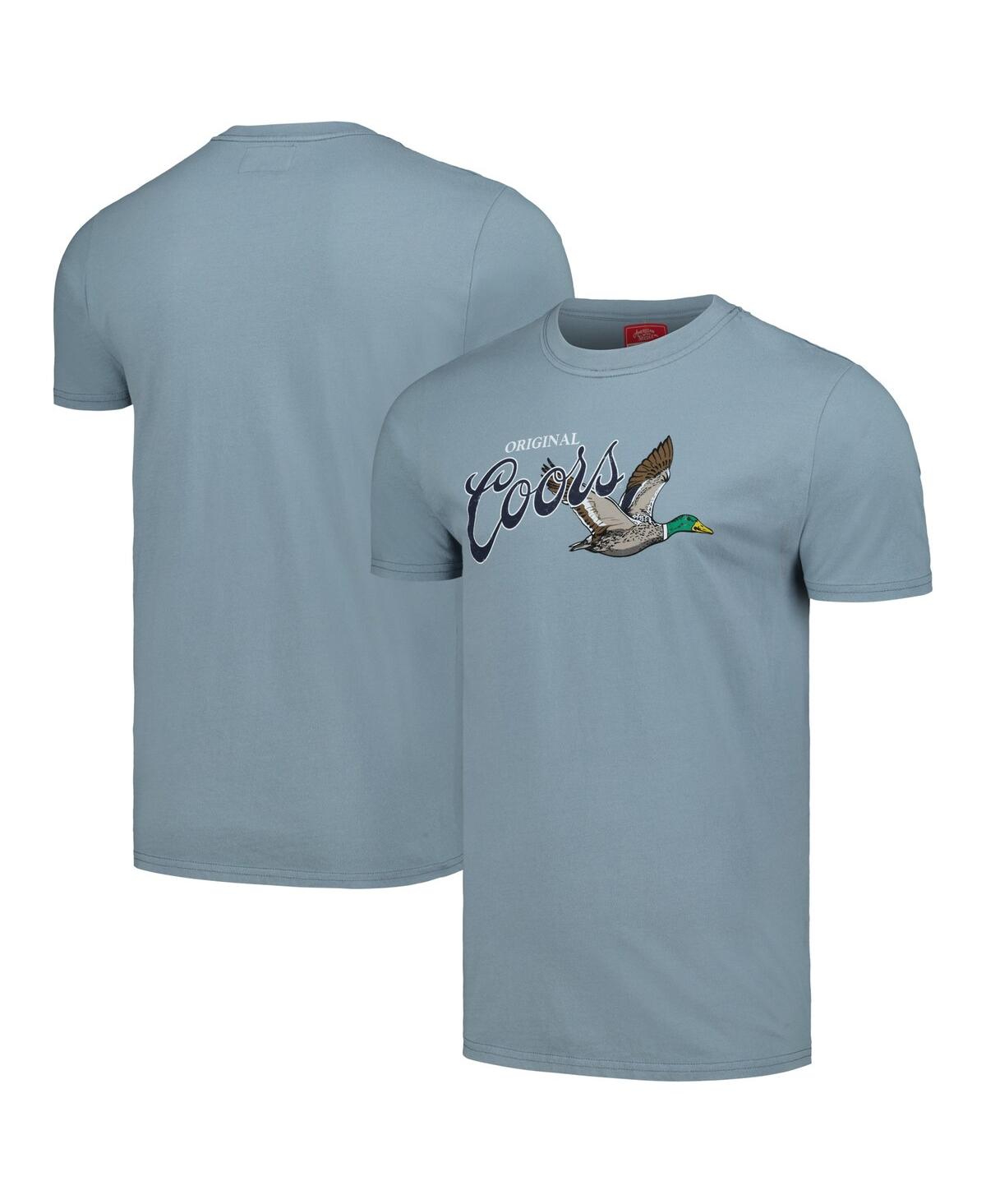 Men's and Women's Blue Coors Logo T-Shirt - Blue