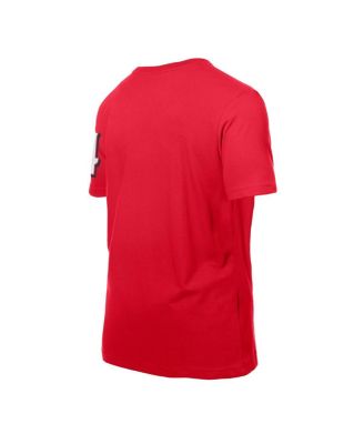 Men's Elly De La Cruz Red Cincinnati Reds Design Lab Name Number T-Shirt