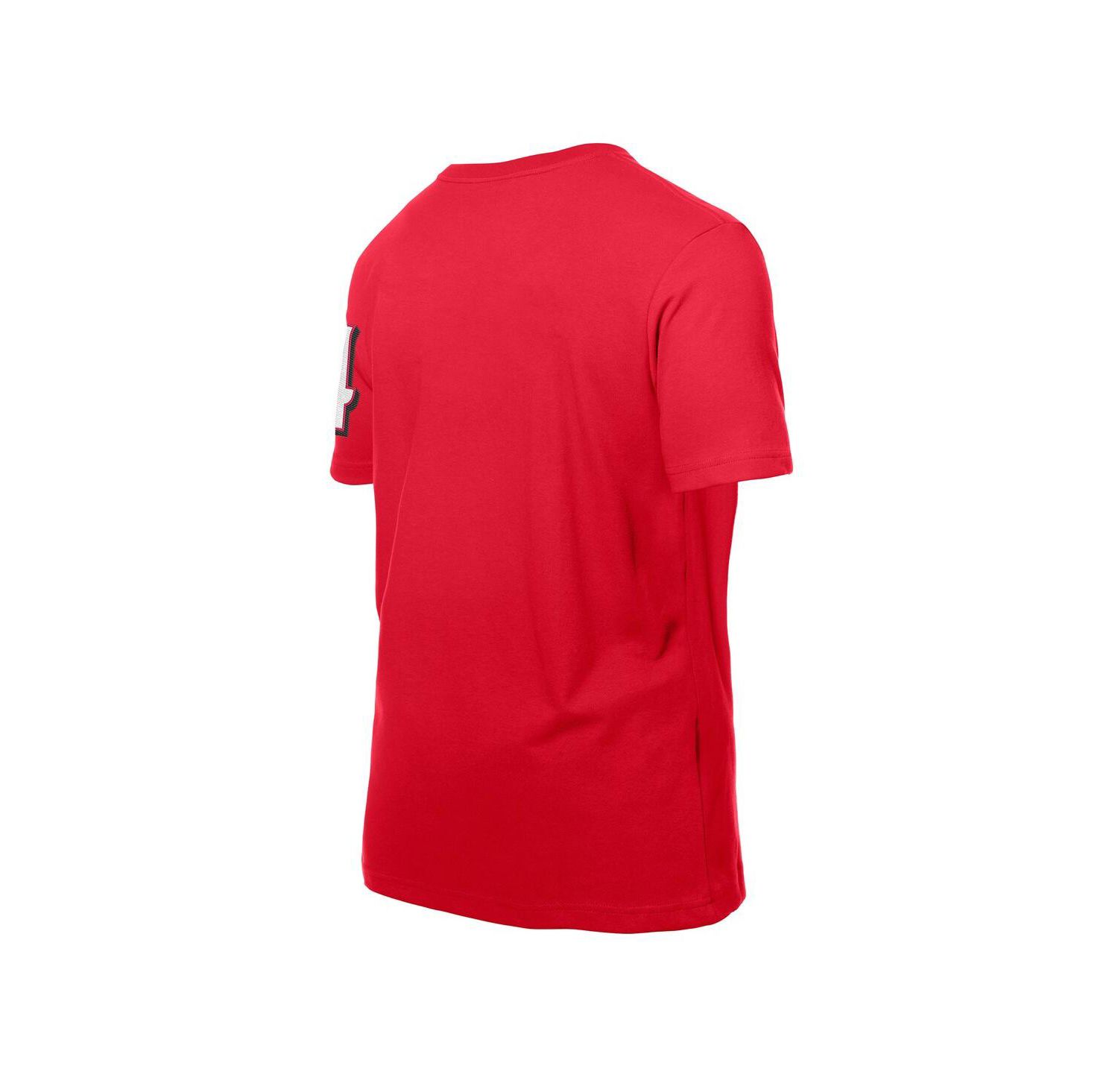 Men's Elly De La Cruz Red Cincinnati Reds Design Lab Name & Number T-Shirt