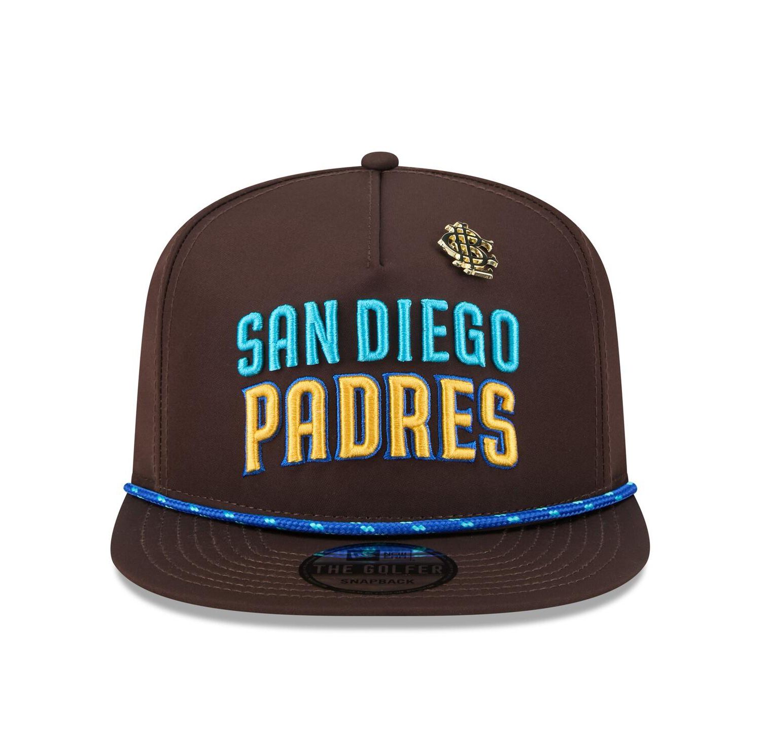 Men's Brown San Diego Padres 2025 Big League Chew Golfer Snapback Hat