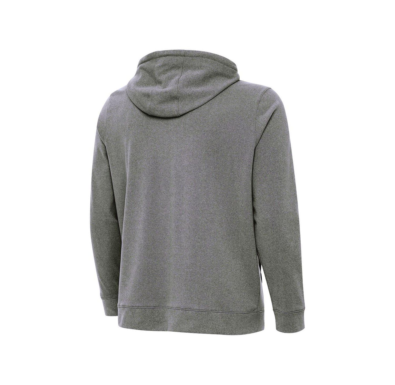 Men's Heather Charcoal Indiana Hoosiers Cloud Pullover Hoodie