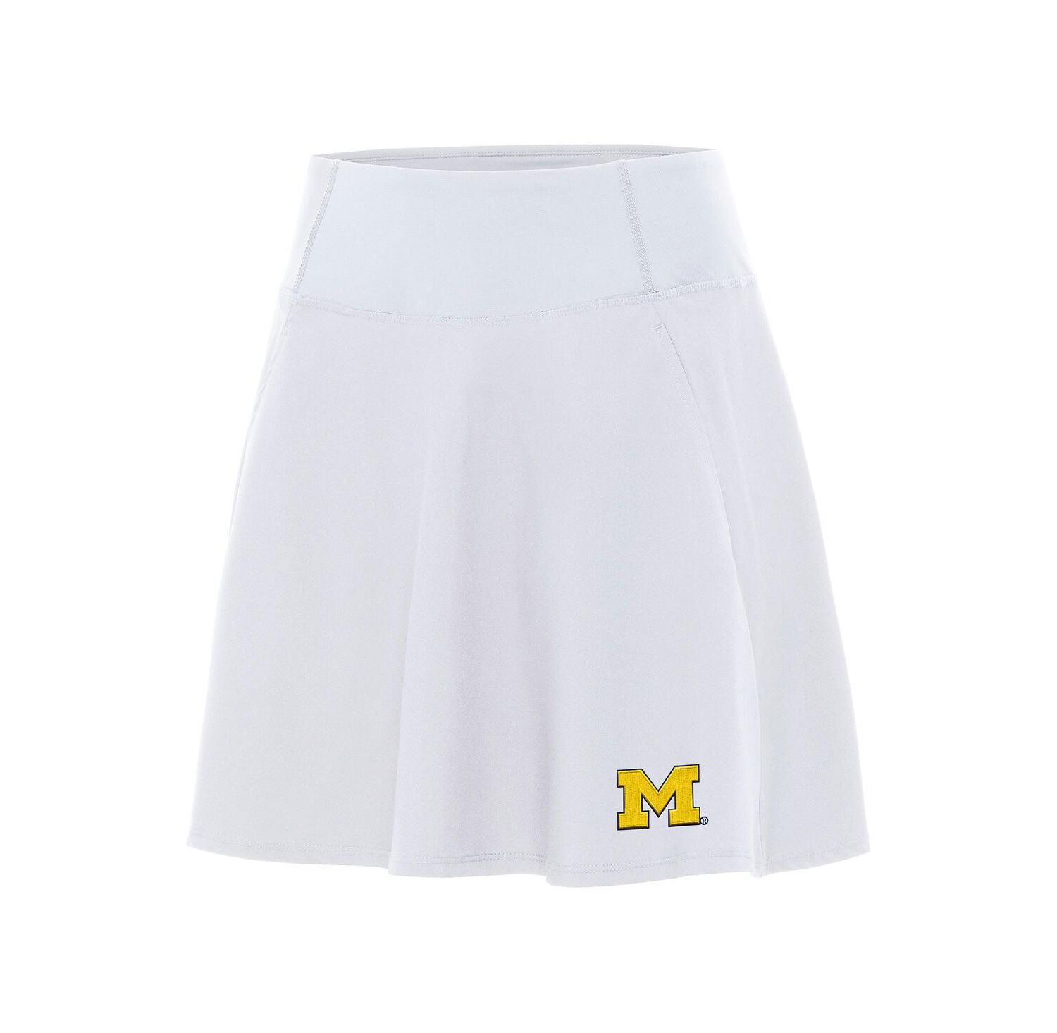 Women's White Michigan Wolverines Chip Skort