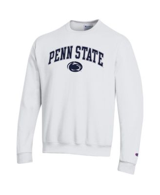 Men's White Penn State Nittany Lions Arch Over Logo Pullover Sweatshirt