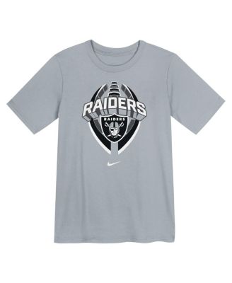 Preschool Gray Las Vegas Raiders Icon Legend Performance T-Shirt