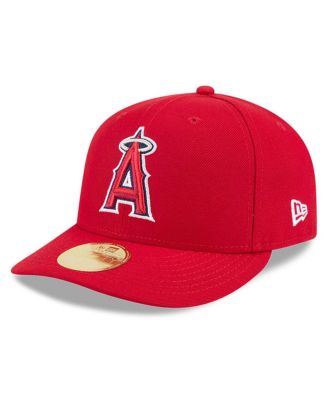 Men's Red Los Angeles Angels Baseball Hall of Fame 59FIFTY Low Profile Fitted Hat