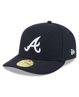 Men's Navy Atlanta Braves Baseball Hall of Fame 59FIFTY Low Profile Fitted Hat