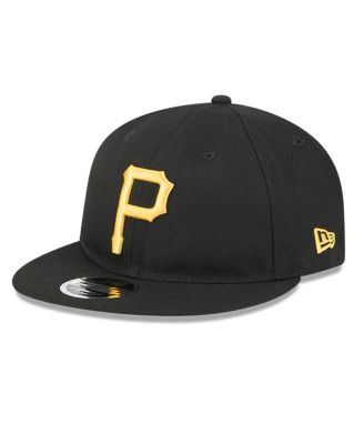 Men's Black Pittsburgh Pirates Baseball Hall of Fame Retro Crown 9FIFTY Adjustable Hat