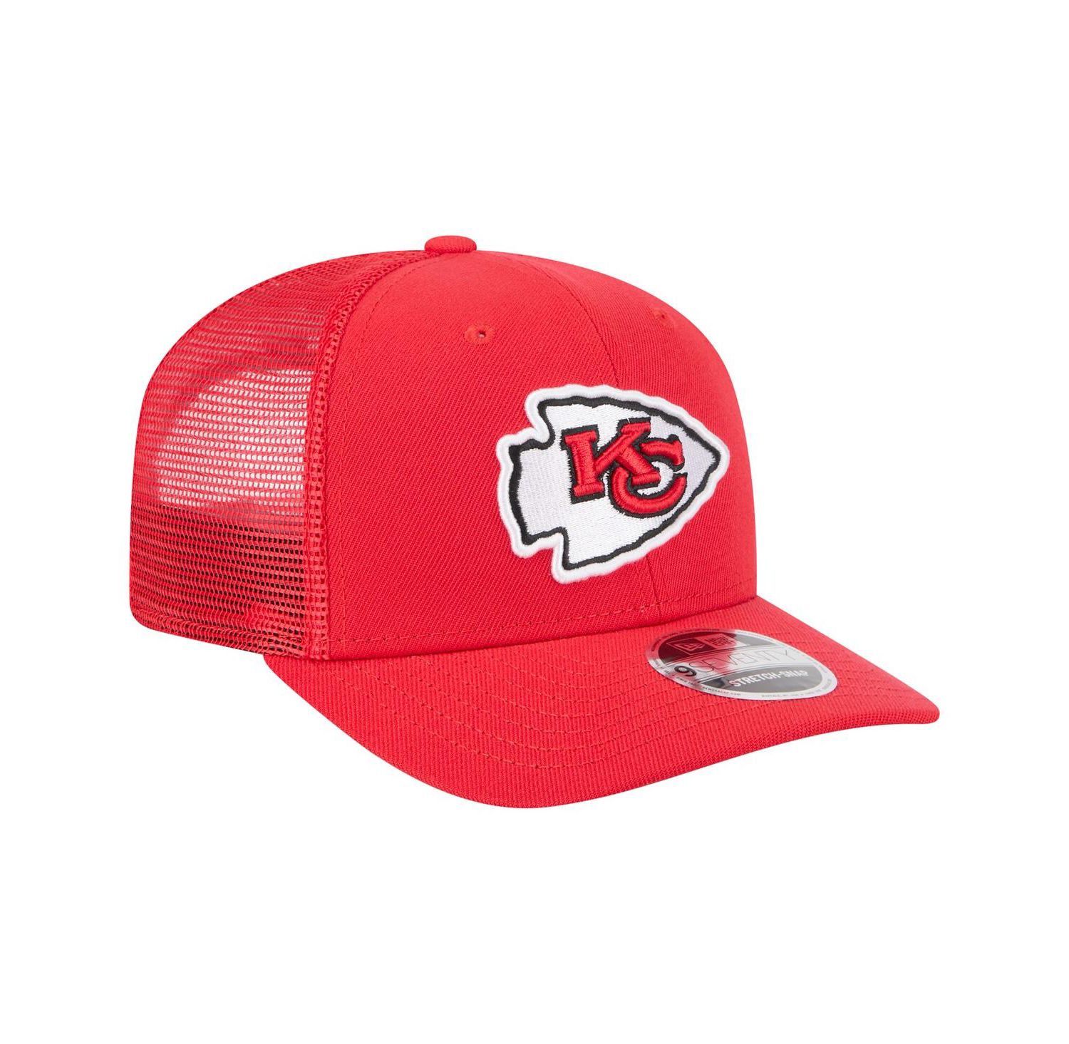 Men's Red Kansas City Chiefs Team Collection 9SEVENTY Stretch-Snap Adjustable Hat
