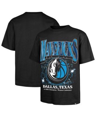 '47 Brand - Men's Black Dallas Mavericks Past Champs Collection Flashbulb Foundation T-Shirt