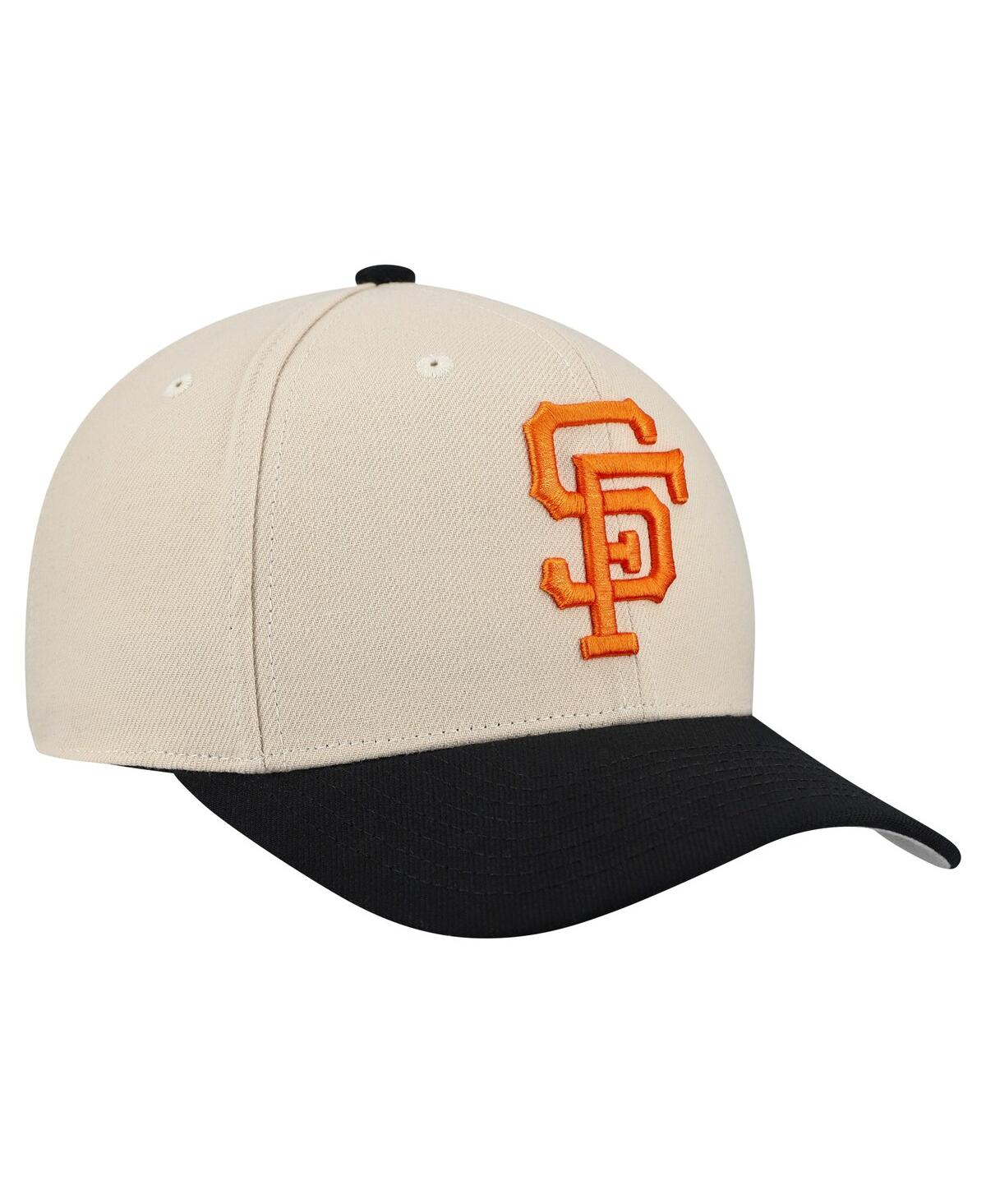 Mitchell & Ness Men's And Women'sâ Cream San Francisco Giants Basic Coop Pro Adjustable Hat In Multi