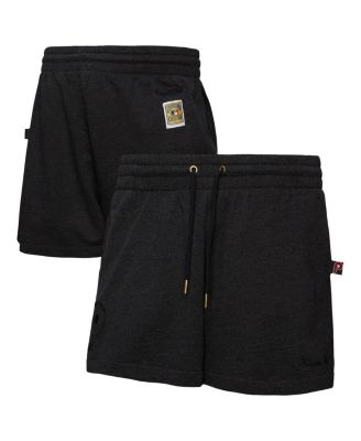 Mitchell & Ness - Women's Black Philadelphia Phillies Cooperstown Collection Relaxed Shorts