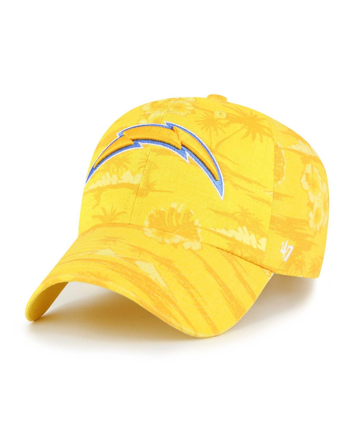 Men's Gold Los Angeles Chargers Fiji Clean Up Adjustable Hat - Gold