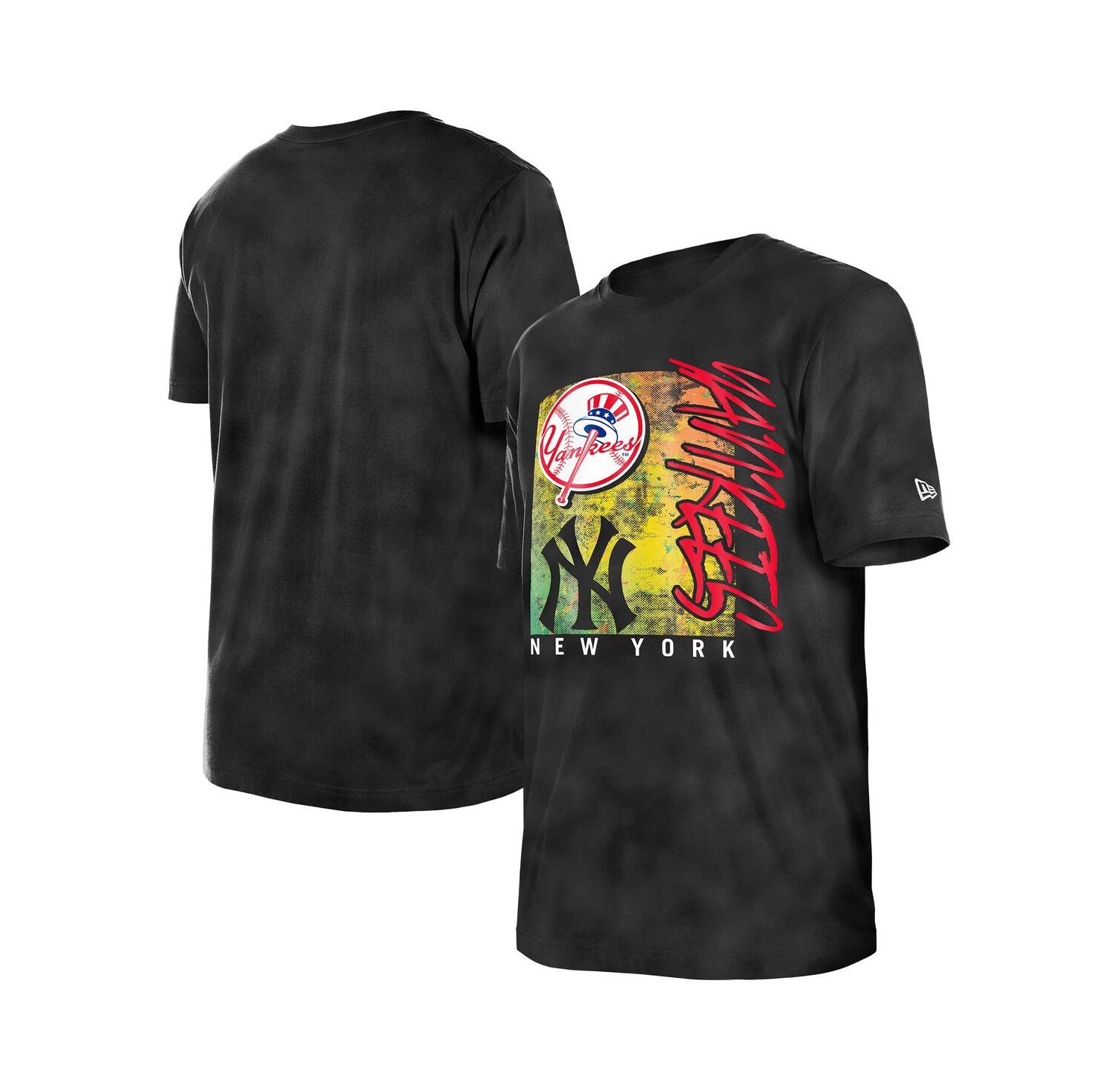 Women's Black New York Yankees Sport Classics Enzyme Wash Oversized T-Shirt