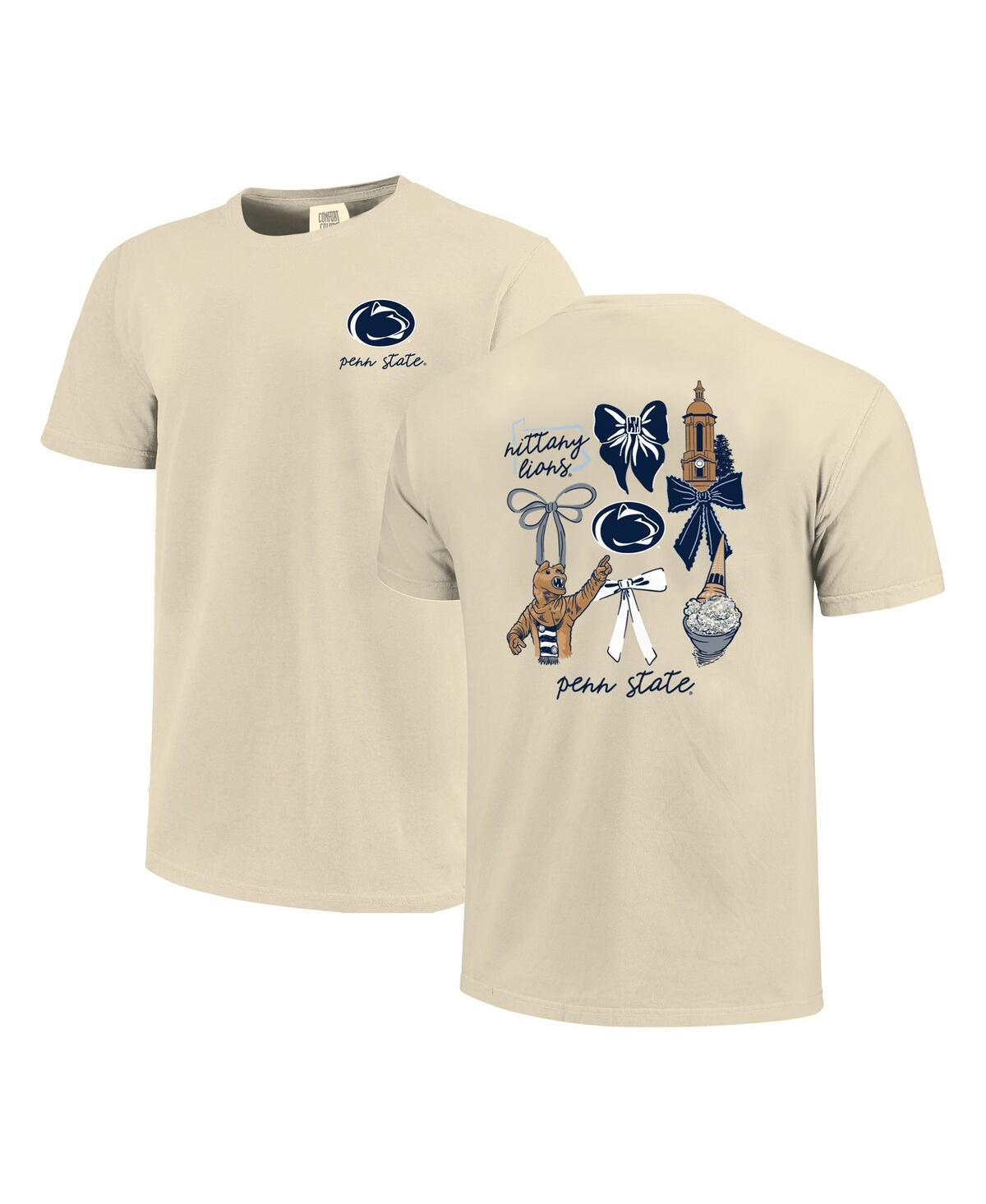 Women's Cream Penn State Nittany Lions Coquette T-Shirt - Cream