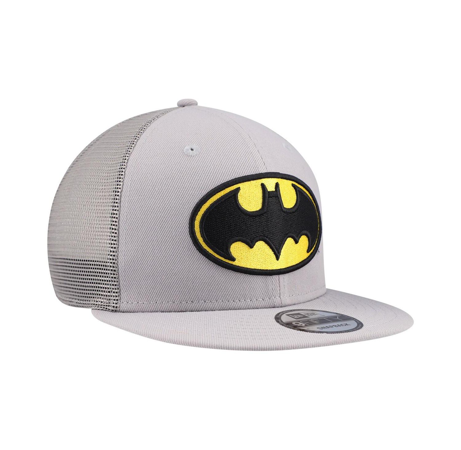 Men's Gray Batman 9FIFTY Snapback Trucker Hat