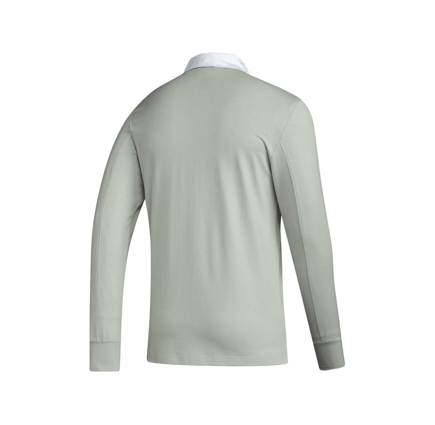 Men's 2023 Player Gray Houston Dynamo FC Travel Long Sleeve Polo Shirt