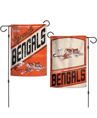 Cincinnati Bengals 2-Sided 12'' x 18'' Team Garden Flag