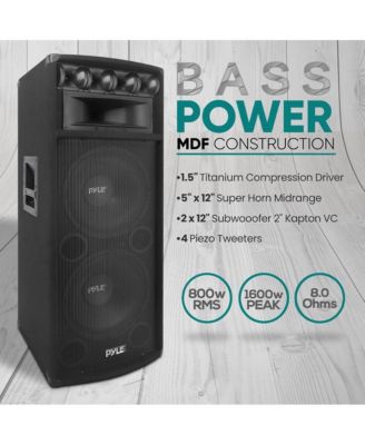 1600W Heavy Duty 7 Way Pa Loud-speaker Cabinet