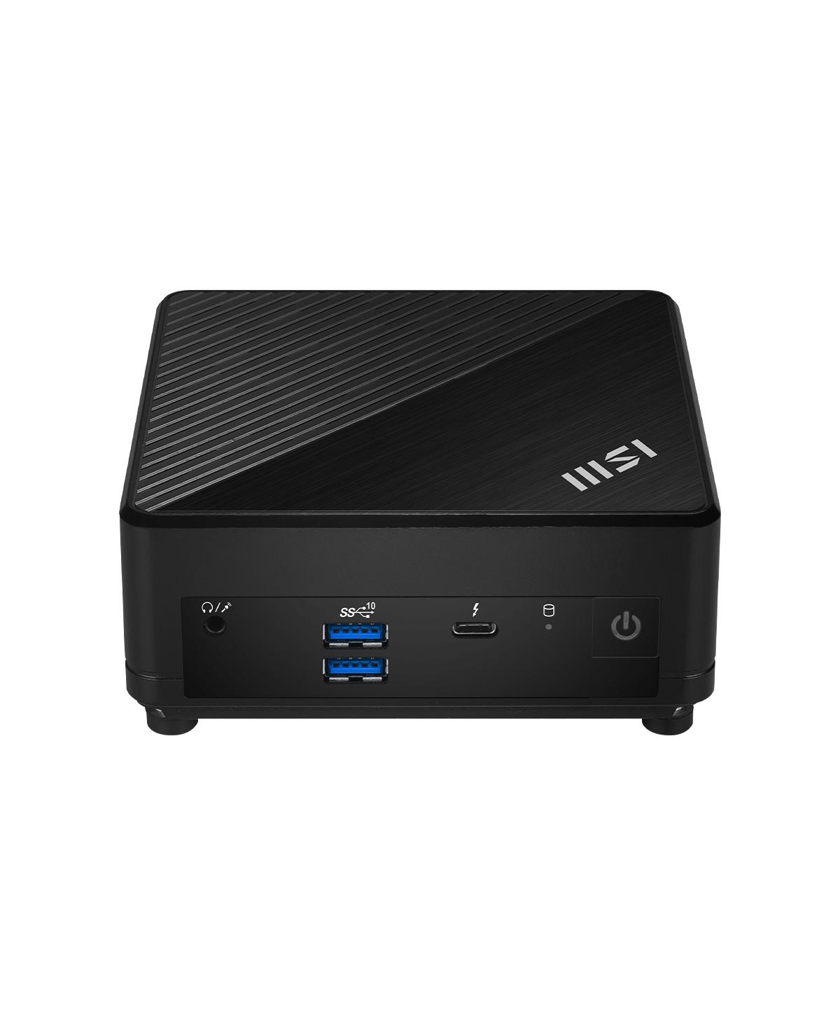 Msi Cubi 5 12M-266US Mini Desktop Computer, Intel Core i3-1215U 1.2GHz, 8GB Ram, 1TB Ssd, Windows 11 Home, Black