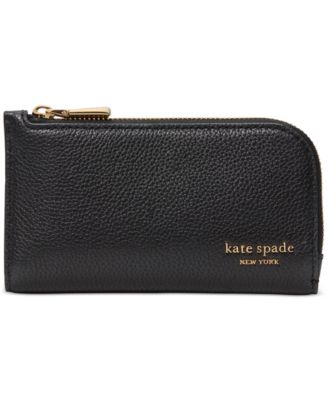 kate spade new york - Devin Pebbled Leather Small Slim Bifold Wallet