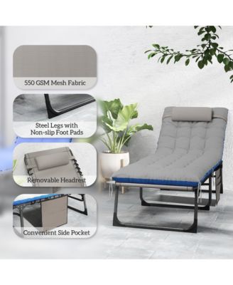 Outdoor Lounge Chairs, Reclining Folding Chaise Lounge, /