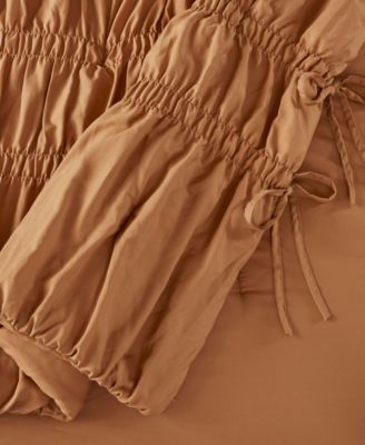 Mia Ruched 2-Pc. Comforter Set, Twin/Twin XL