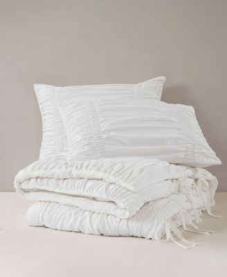 Mia Ruched 3-Pc. Comforter Set, King