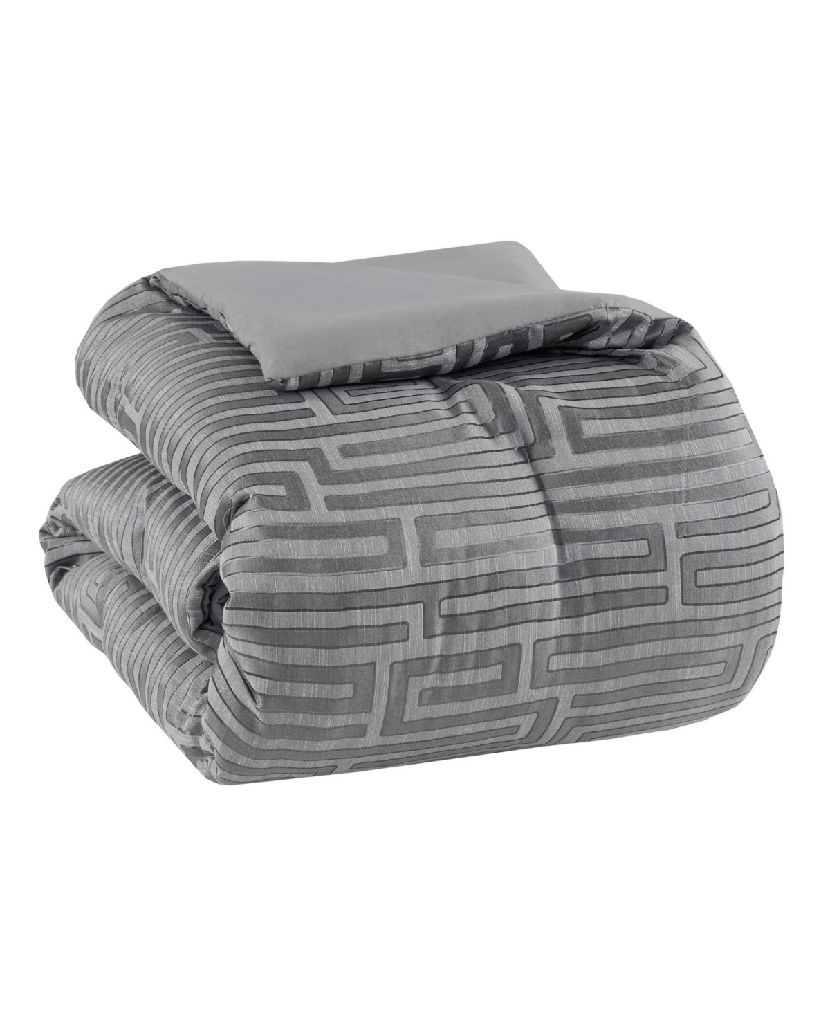 Madison Park Royce Luxury Jacquard 10-pc. Comforter Set, California King In Gray