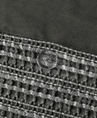 Lyon Waffle Washed 3-Pc. Duvet Cover Set, King/California King