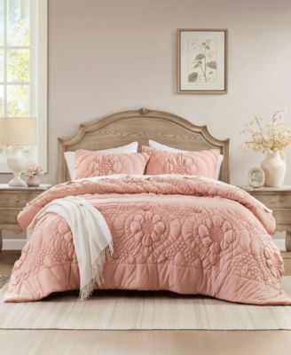 Elise Floral 3-Pc. Comforter Set, Full/Queen