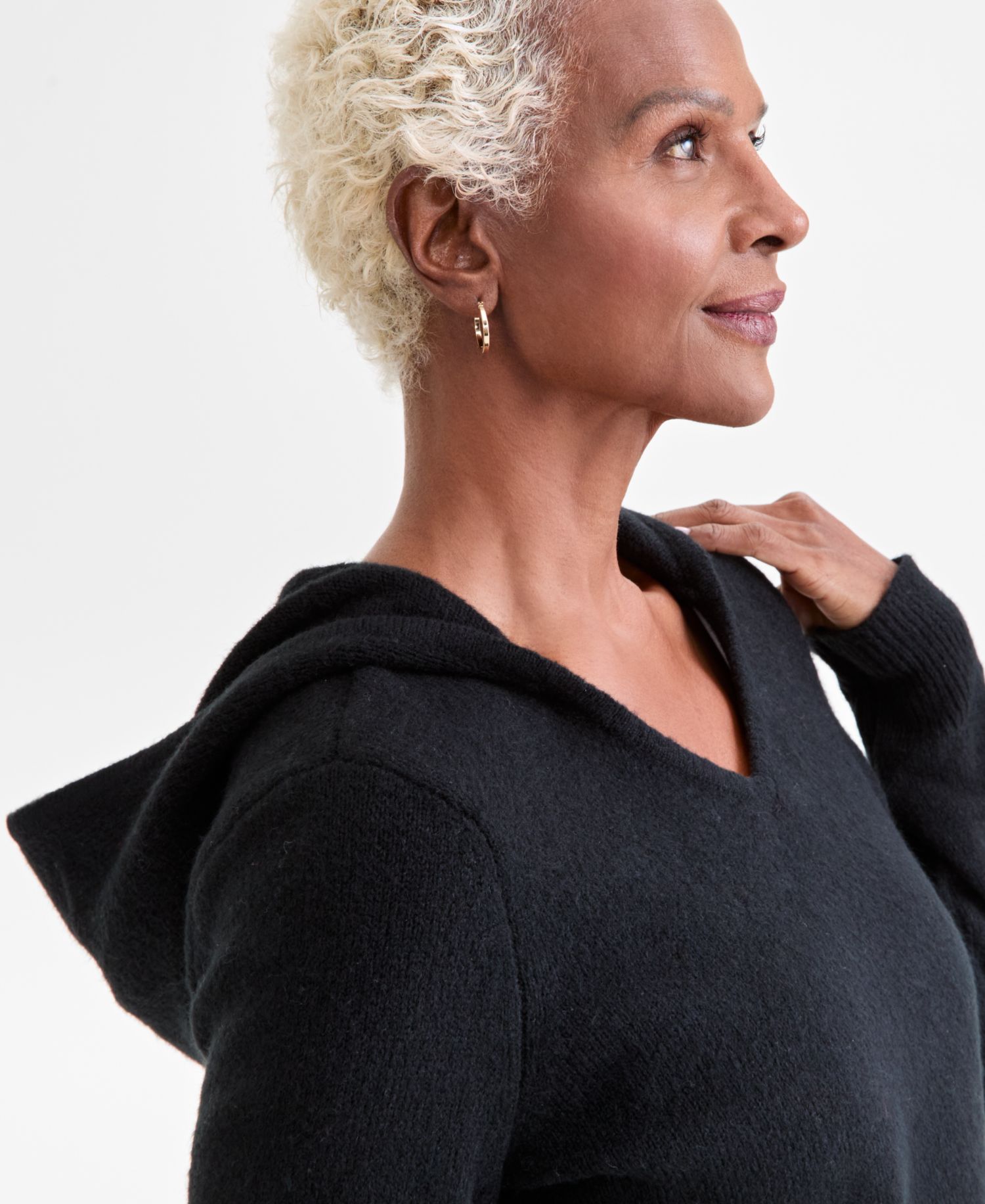 Women's LuxLounge Split-Neck Hoodie