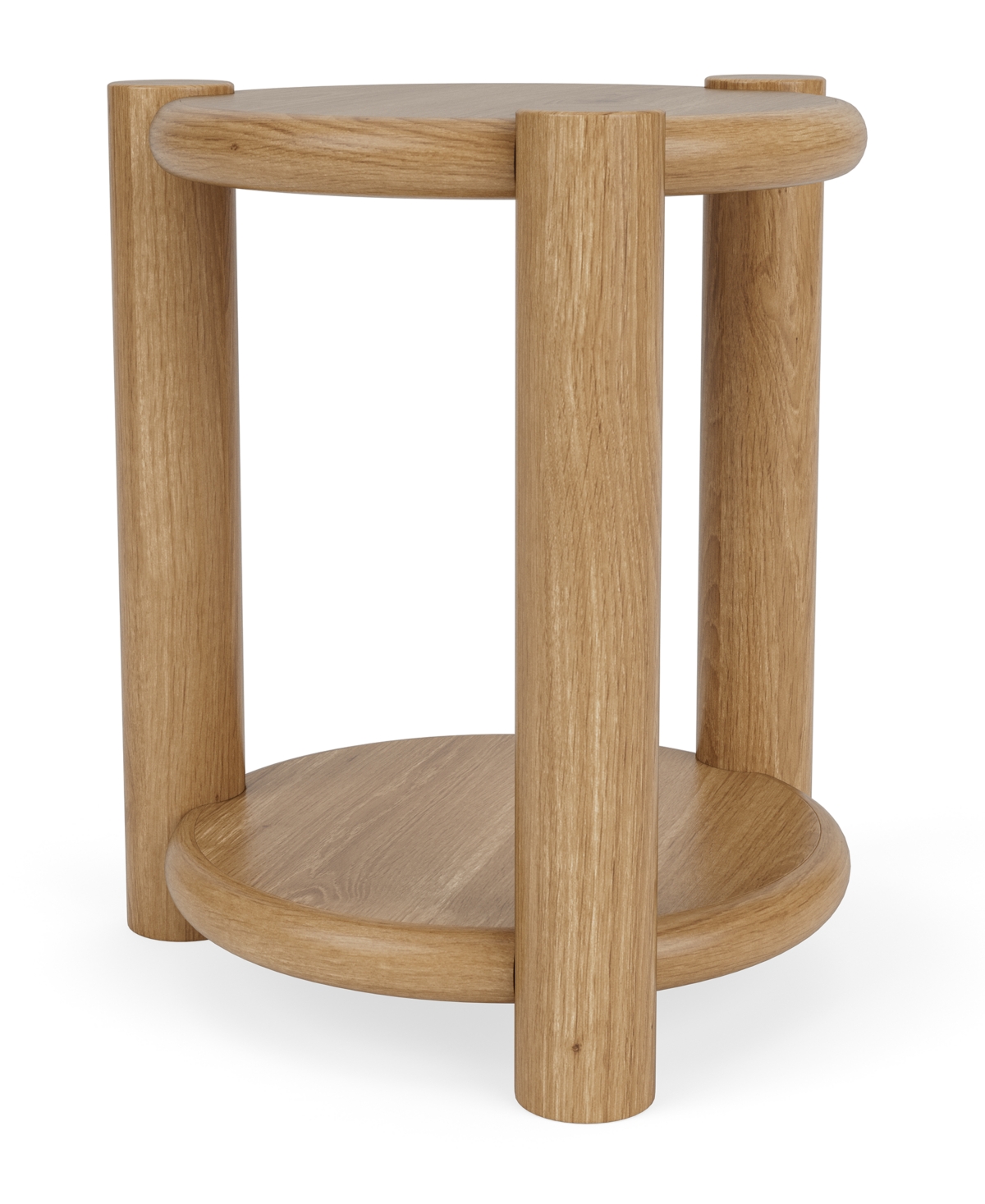 Macy's Tao 21" Taos Solid Oak Chairside Table