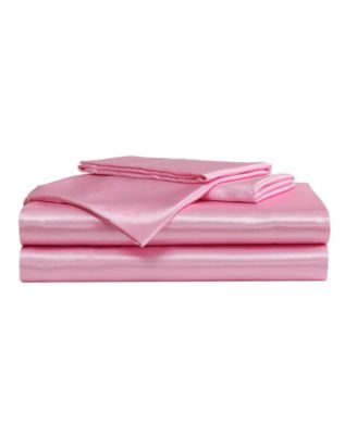 Satin 3-Pc. Sheet Set, Twin
