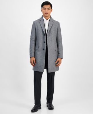 Hugo Boss - Men's Slim-Fit Wool-Cashmere Overcoat