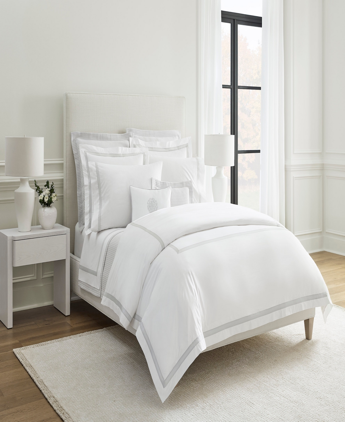 Sferra Estate Woven Cotton Duvet Cover, Full/queen In Multi