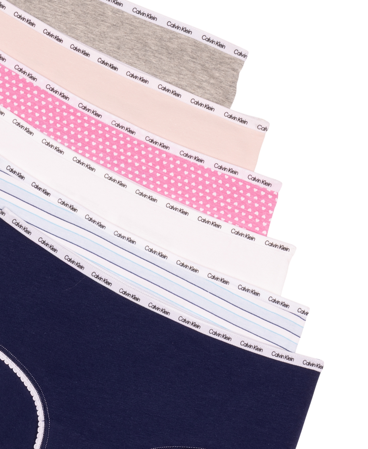 Calvin Klein Kids' 6-pack Hipster Briefs In Multi