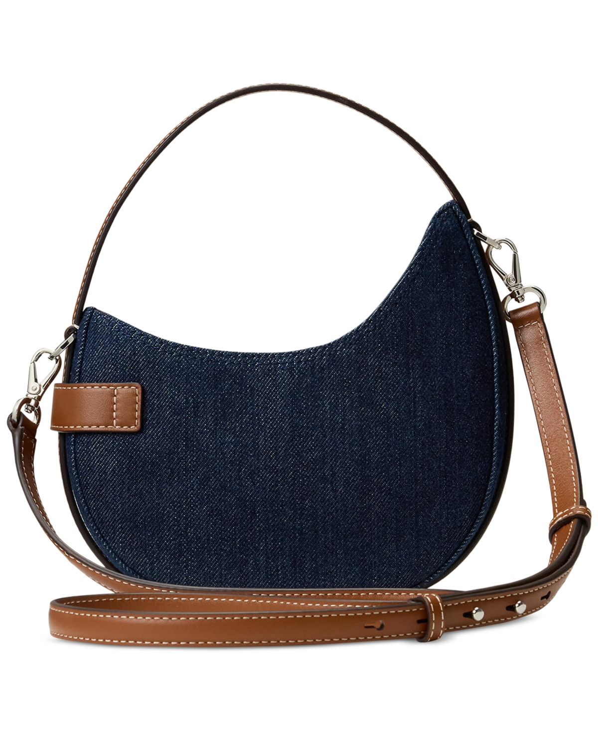 Ralph Lauren Denim Mini Tasha Crossbody Bag