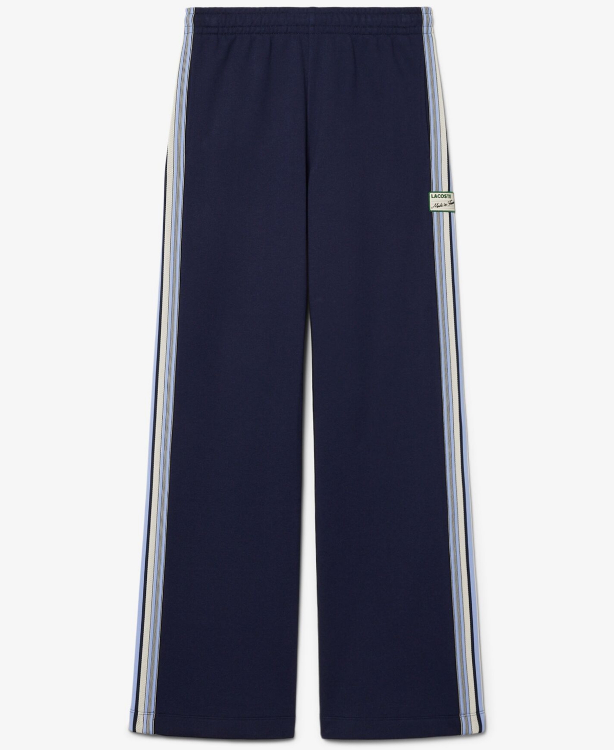 Lacoste Usa Women's Striped Wide Fit Sweatpants