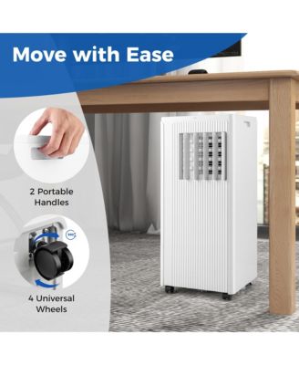 10000 BTU 4-in-1 Portable Air Conditioner Standing Air Cooler w/ Fan & Dehumidifier