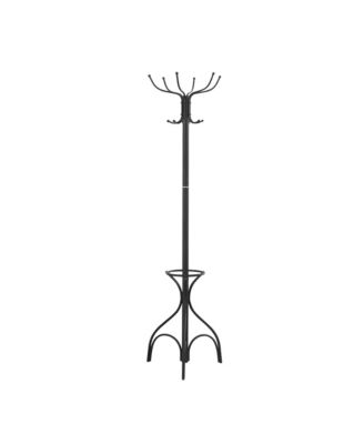 Living Room Metal Coat Rack with Sleek Design and Hanging Hooks