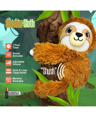 Shusher Sloth by Baby Shusher & 6-Pack Shushies Bundle