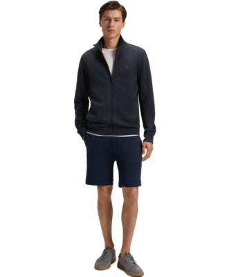 Men's Logo Badge Zip-Up Sweatshirt